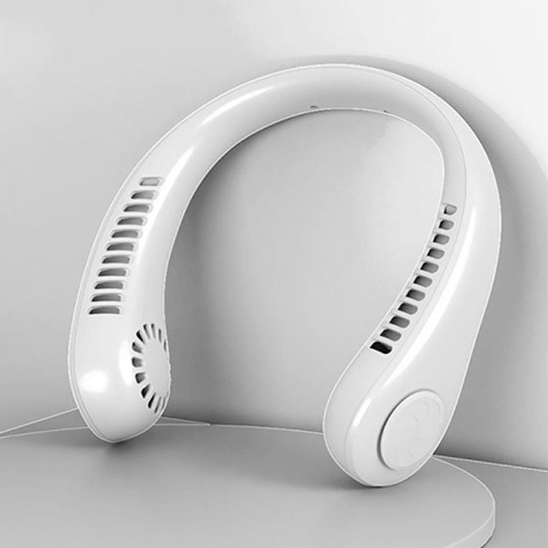 ⭐Portable Neck Fan, Bladeless Wearable Personal Fan, Hands-Free Cooling for Outdoor & Office (upsell)