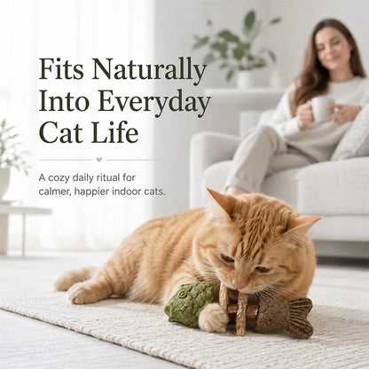 Happyep Official |🔥Day Sale 50% OFF🐾-Miracle Cat Dental Chew (100% Natural) - Cleans Teeth & Calms