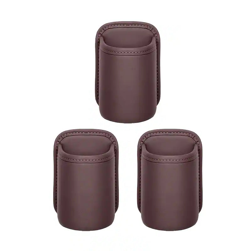 🚗 Universal Leather Car Door Cup Holder & Storage Caddy ☕📱✨ (JG)