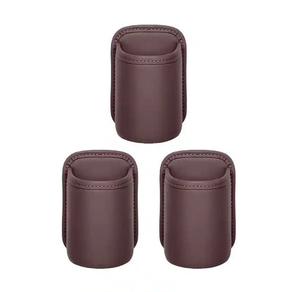 🔥4 Pcs: Only $9.48/ea Today Only🚗Ultra-Durable Premium Leather Car Door Cup Holder & Storage Caddy 🚗☕