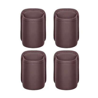 🚗 Universal Leather Car Door Cup Holder & Storage Caddy ☕📱✨ (JG)