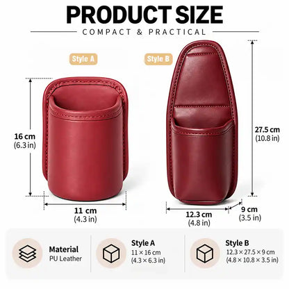 🔥4 Pcs: Only $9.48/ea Today Only🚗Ultra-Durable Premium Leather Car Door Cup Holder & Storage Caddy 🚗☕