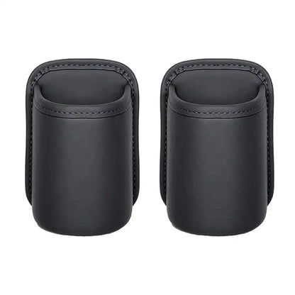 🔥4 Pcs: Only $9.48/ea Today Only🚗Ultra-Durable Premium Leather Car Door Cup Holder & Storage Caddy 🚗☕