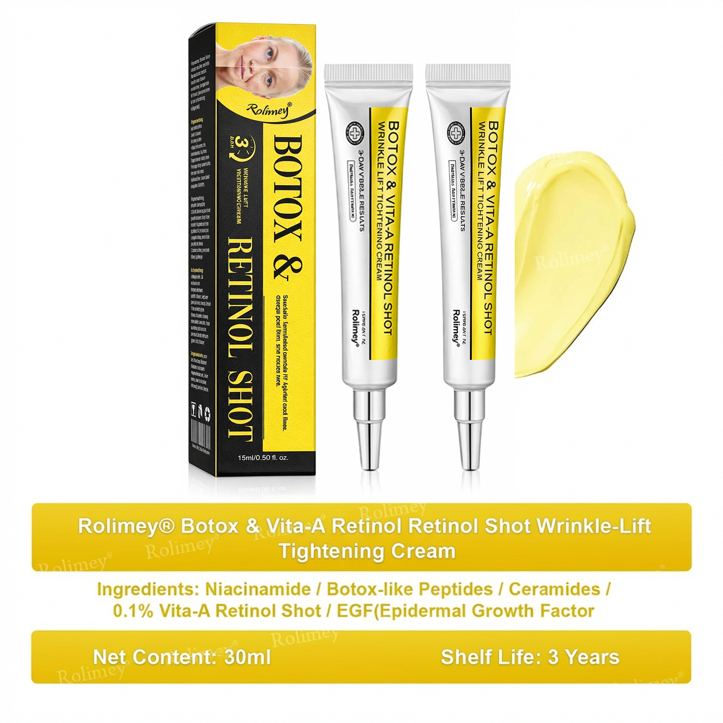 Rolimey® Botox & Vita A Retinol Shot Tightening Cream⬆️