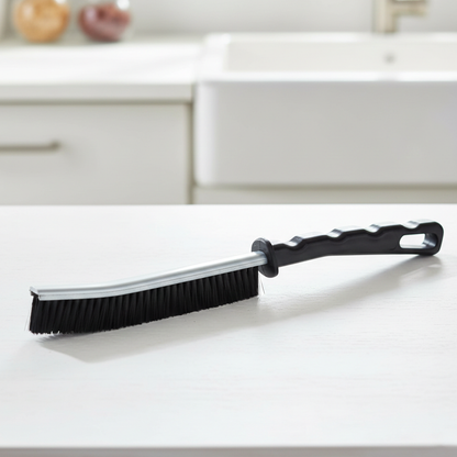 Happyep® 6-Piece Precision Crevice Brush Set — Hard Bristle Gap Cleaning Tools for Home Detail Work