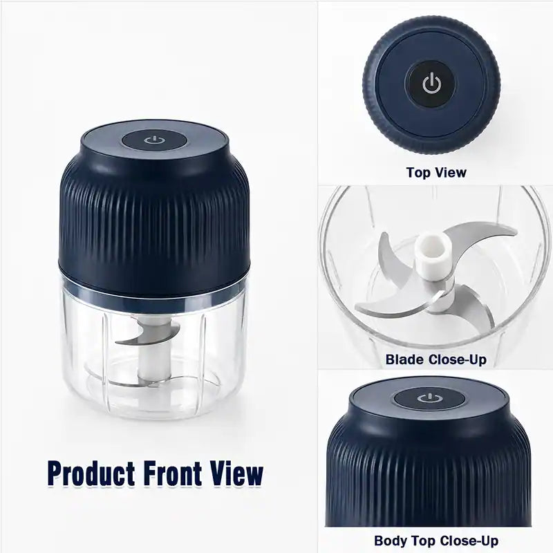 💕Hot sale 50% OFF⚡1-Touch Mini Electric Food Shredder — Portable USB Garlic & Meat Chopper ⚡🧄 (JG)
