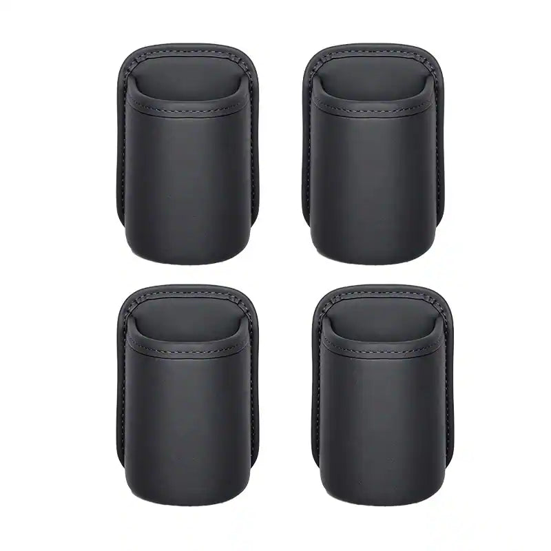 🚗 Universal Leather Car Door Cup Holder & Storage Caddy ☕📱✨ (JG)