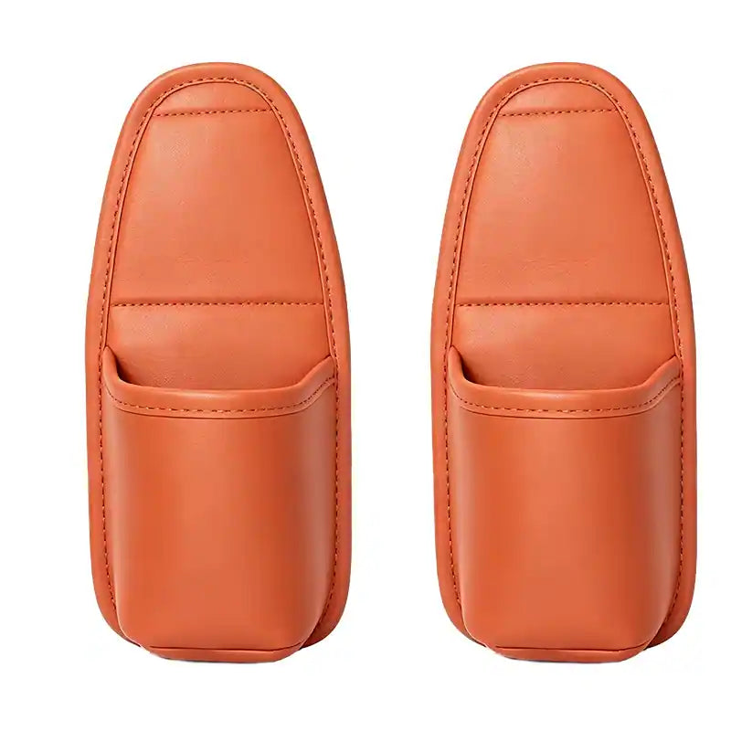 🔥4 Pcs: Only $9.48/ea Today Only🚗Ultra-Durable Premium Leather Car Door Cup Holder & Storage Caddy 🚗☕