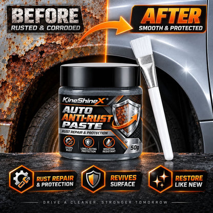 Free Shipping Today Only🔥Heavy-Duty Auto Rust Shield Barrier Paste & Applicator Brush 🛡️🚗 (JG)