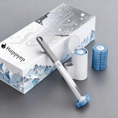 Happyep® Disposable Toilet Cleaning Wand Kit — Handles + 36Refill Pads (Fresh Scent)