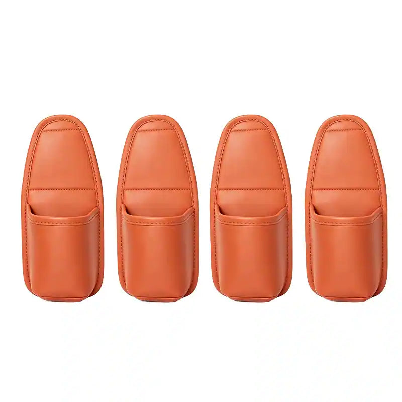 🔥4 Pcs: Only $9.48/ea Today Only🚗Ultra-Durable Premium Leather Car Door Cup Holder & Storage Caddy 🚗☕