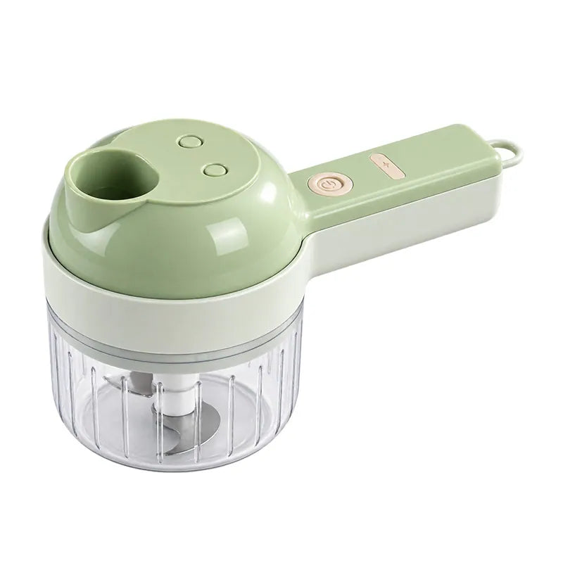 🔥 [50% OFF TODAY] 5-in-1 Handheld Electric Vegetable Cutter & Slicer Set (With Cleaning Brush) ⚡🥦 (JG)