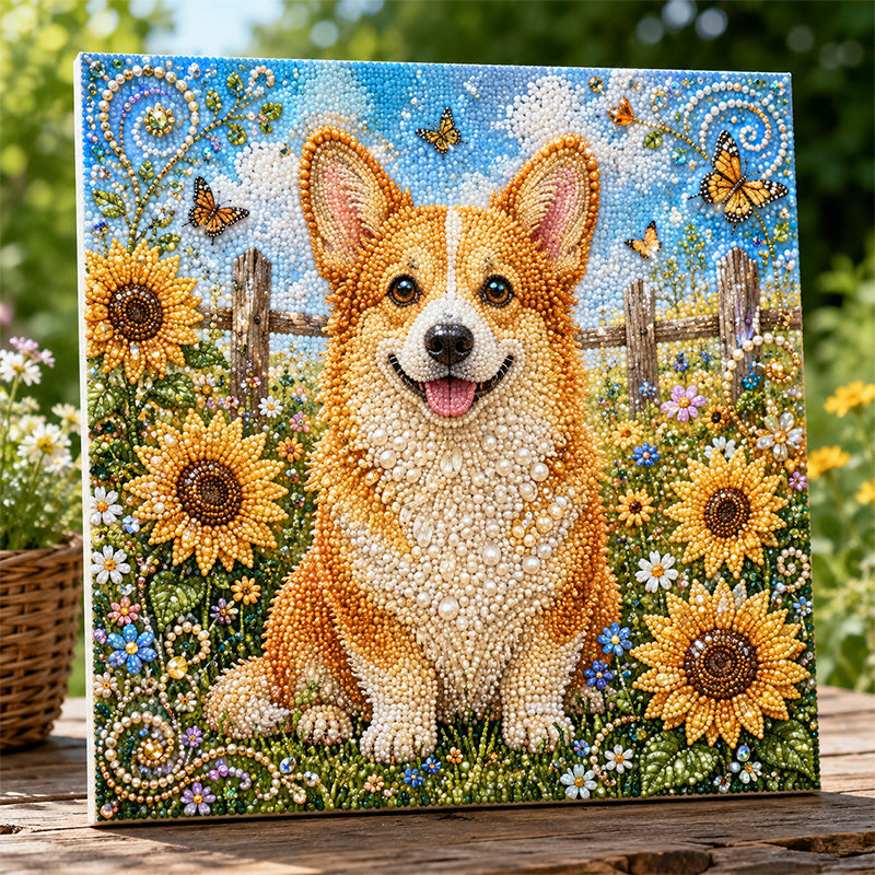 🏆 Last Day Special Price🔥Highland Cow Pearl Art DIY Kit – Relaxing DIY Craft to Create Stunning Coastal Artwork