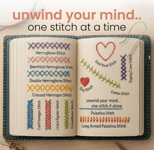 All-Scenario Embroidery Stitch Book Kit