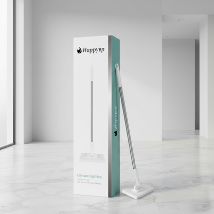 Happyep® Snap-Grip Mini Cleaning Mop — No-Touch Disposable Sheet Mop for Tight Spaces