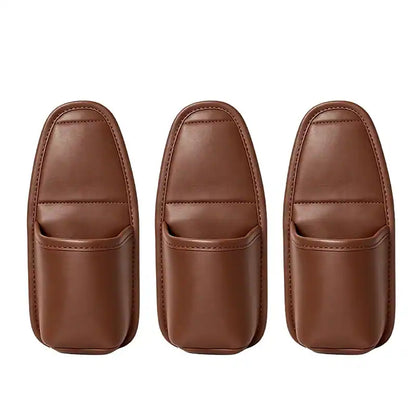 🚗 Universal Leather Car Door Cup Holder & Storage Caddy ☕📱✨ (JG)