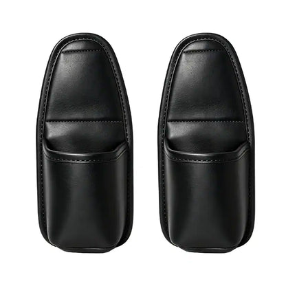 🔥4 Pcs: Only $9.48/ea Today Only🚗Ultra-Durable Premium Leather Car Door Cup Holder & Storage Caddy 🚗☕