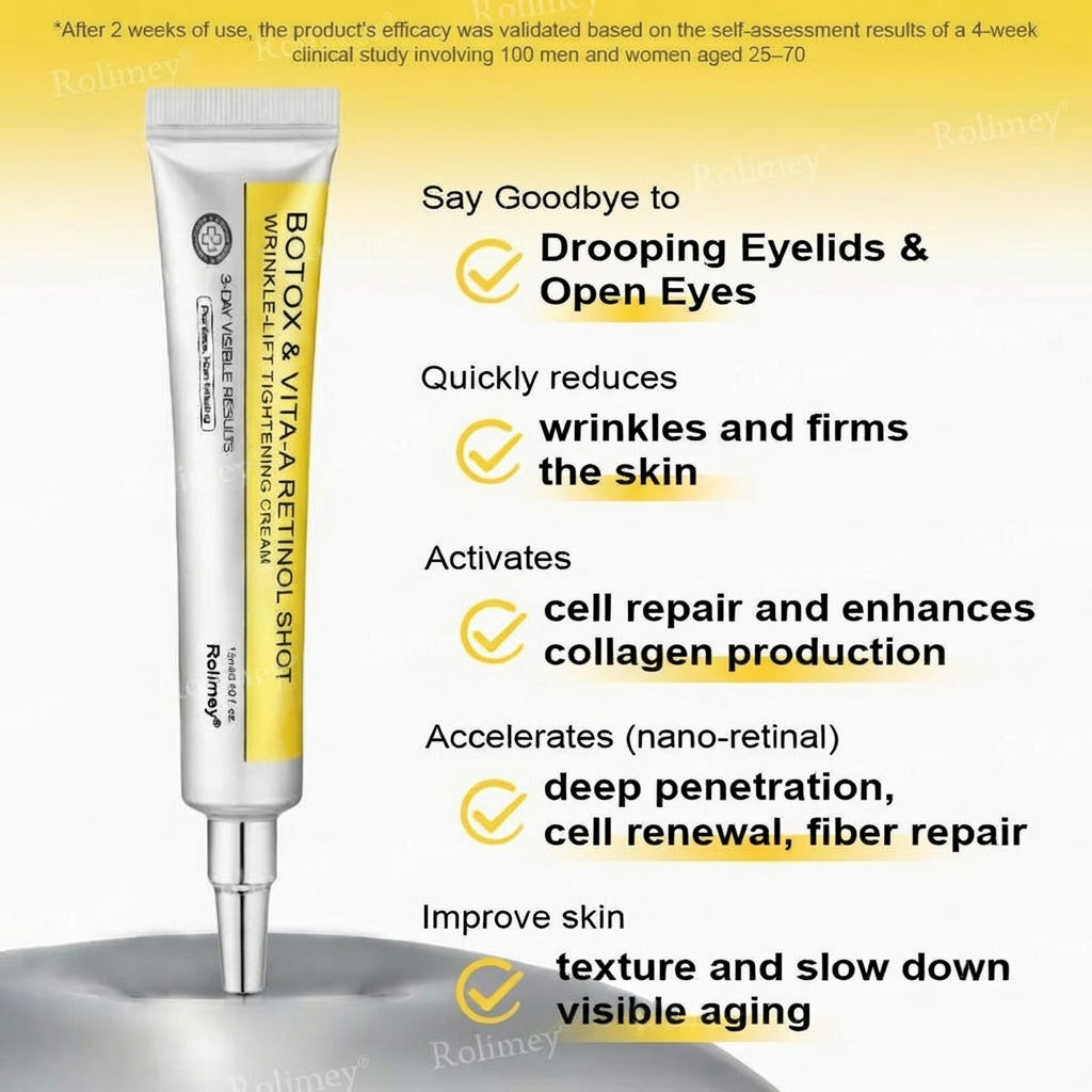 Rolimey® Botox & Vita A Retinol Shot Tightening Cream⬆️