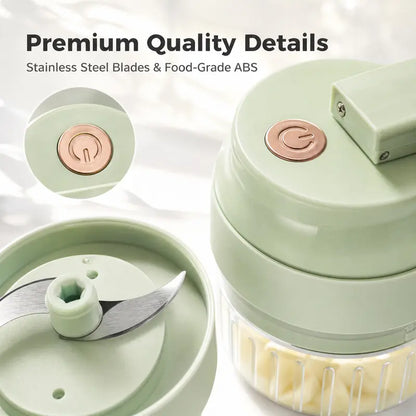 4-in-1 Handheld Electric Vegetable Cutter - 3 Sets | Buy 2 GET 1 FREE (Save 61%) — $69.95 (Only $23.32/ea) 🔥 [Most Popular]