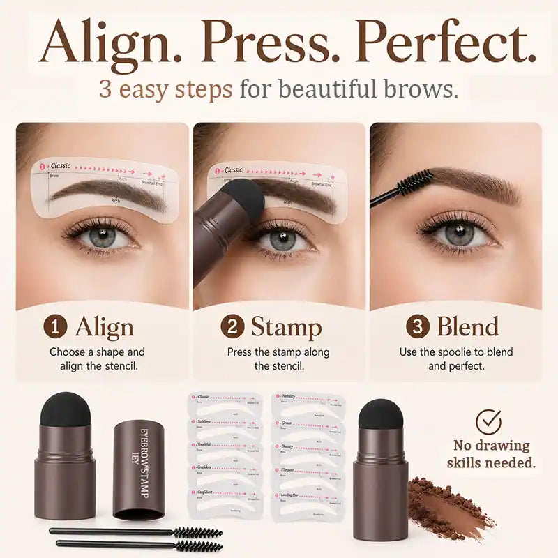 IEY®Instant Perfect Brow Kit — Flawless Eyebrows in Seconds! ✨👁️ (JG)