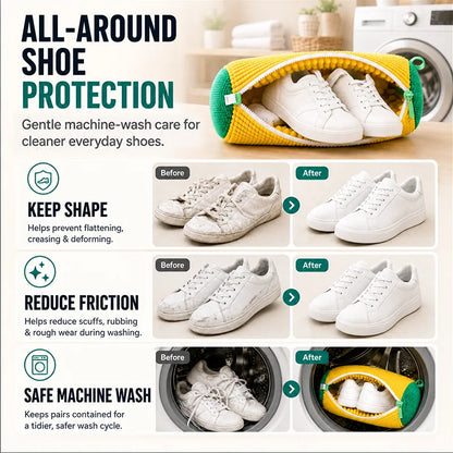Happyep Official | Last Day Sale 50% off🔥Shoe Washing Machine Bag – Durable Laundry Protector for Sneakers