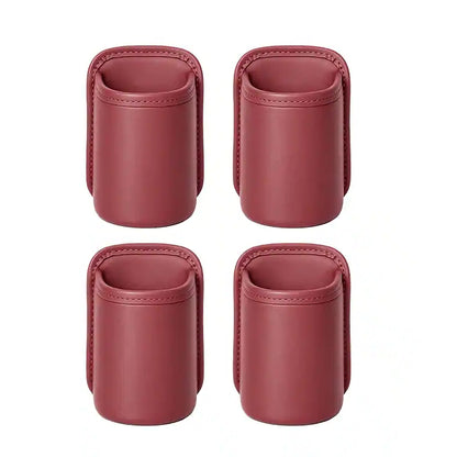 🚗 Universal Leather Car Door Cup Holder & Storage Caddy ☕📱✨ (JG)