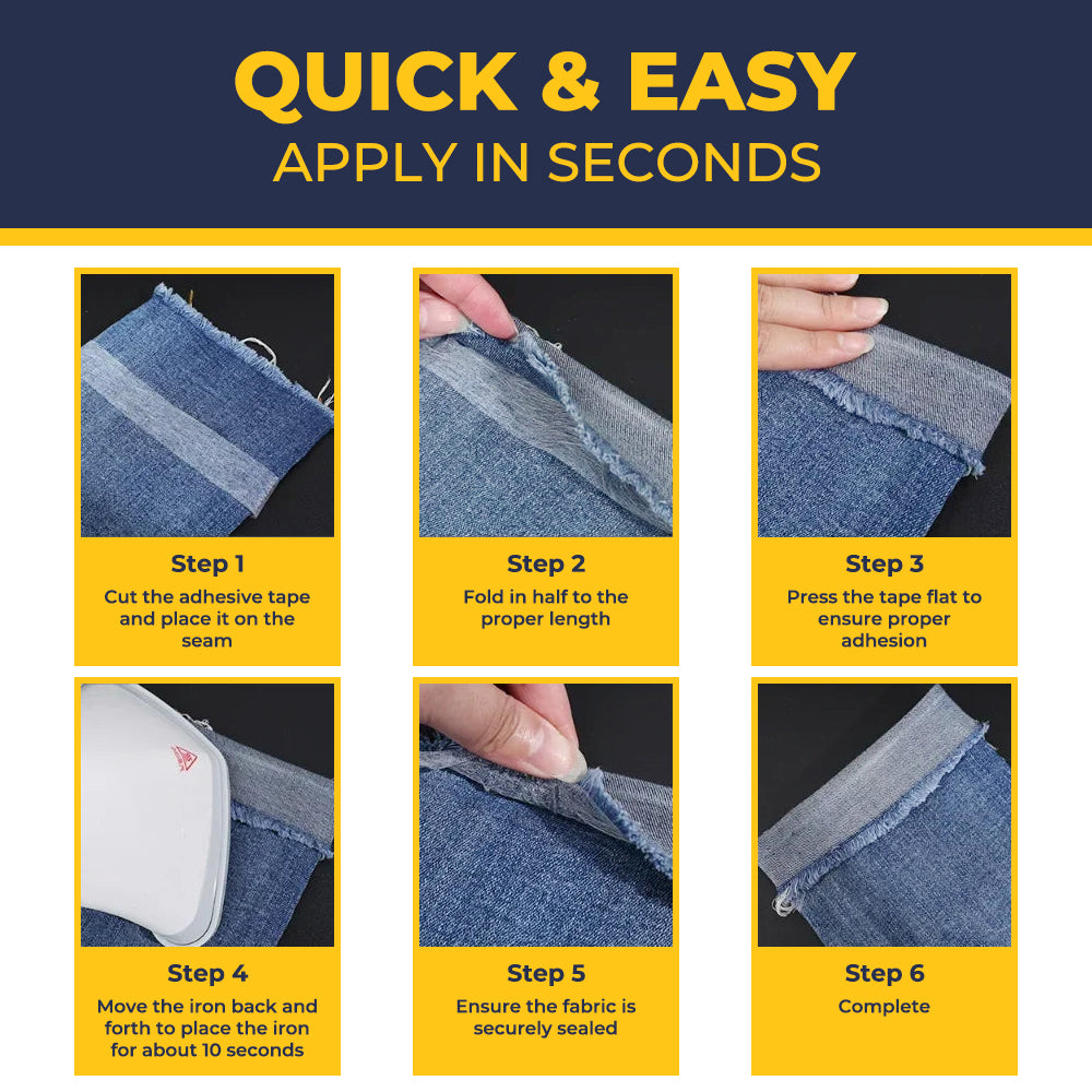 Happyep® Quick Clothing Repairs Double-Sided Fabric Tape