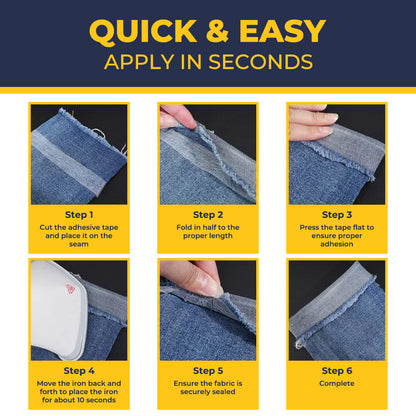 Happyep® Quick Clothing Repairs Double-Sided Fabric Tape