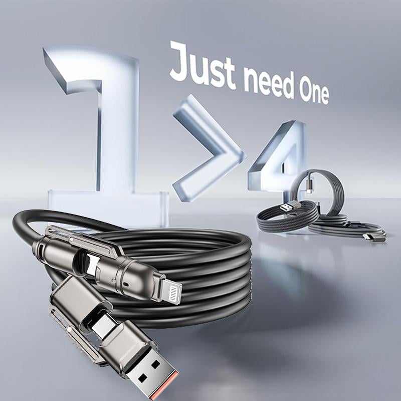 🔥 4-in-1 USB Charging Cable mFish fast charging 240W🔥
