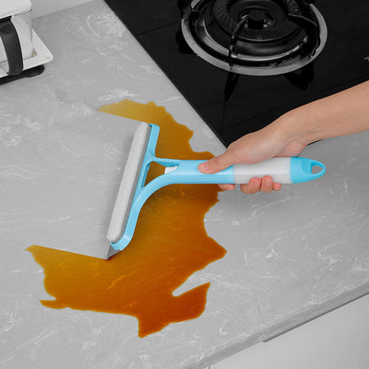 3-in-1 Window Cleaner: Spray + Scrub + Squeegee for Home & Car✨🔥