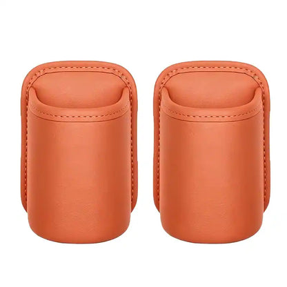 🔥4 Pcs: Only $9.48/ea Today Only🚗Ultra-Durable Premium Leather Car Door Cup Holder & Storage Caddy 🚗☕