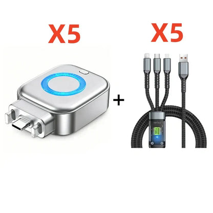 🥳2026 HOT SALE🥳💞50K+ SOLD!⚡Auto Power-Off Fast Charging Adapter🔥