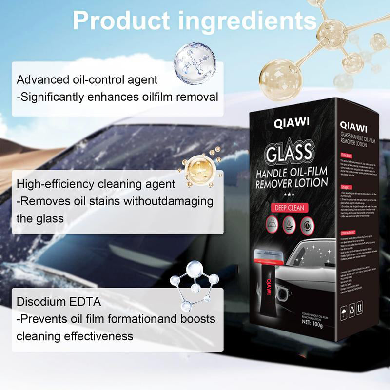 💥 BUY 3 SAVE $20 Today Only🔥CLEAR VISION 50% OFF!🔥 Automotive Handheld Oil Film Cream 🚗✨