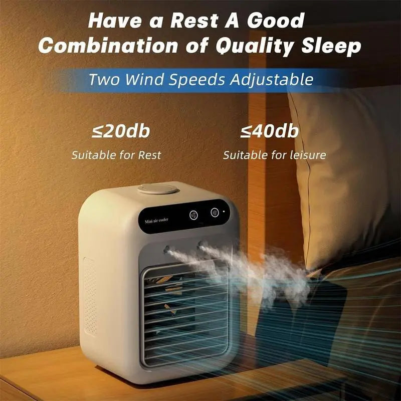 Happyep® Cordless Personal Air Cooler - Instant Cooling Mist for Office & Home