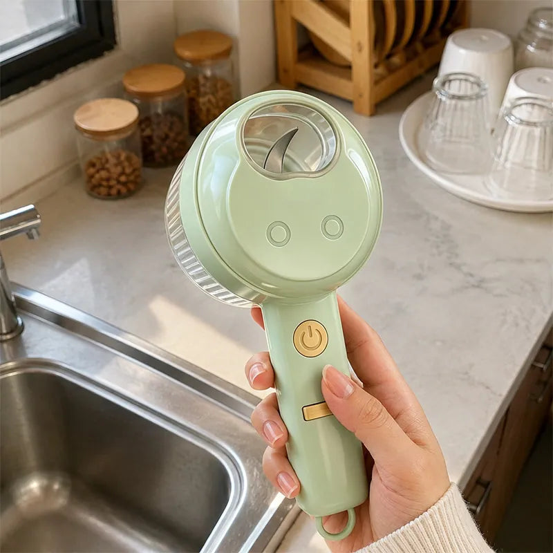 🔥 [50% OFF TODAY] 5-in-1 Handheld Electric Vegetable Cutter & Slicer Set (With Cleaning Brush) ⚡🥦 (JG)