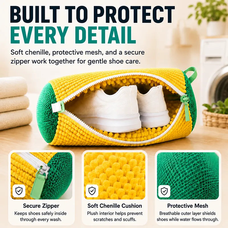 Happyep Official | Last Day Sale 50% off🔥Shoe Washing Machine Bag – Durable Laundry Protector for Sneakers