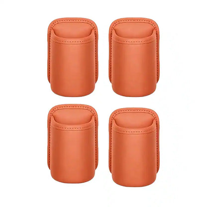 🔥4 Pcs: Only $9.48/ea Today Only🚗Ultra-Durable Premium Leather Car Door Cup Holder & Storage Caddy 🚗☕