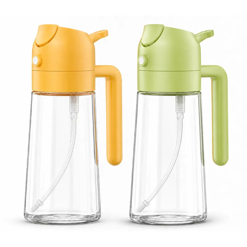 All-in-One Spray & Pour Dispenser — Store Oil, Vinegar & Soy Sauce Effortlessly! 🥗✨