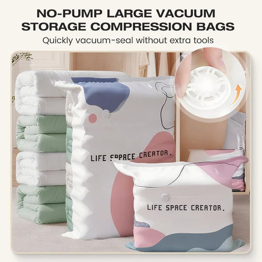 Happyep®📦 Large-Capacity Vacuum Bags – No Pump Needed! 💨✨
