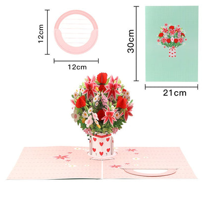 🌹 FOREVER-BLOOMING 3D VALENTINE'S POP-UP CARD
