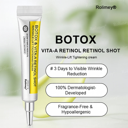 Rolimey® Botox & Vita A Retinol Shot Tightening Cream⬆️
