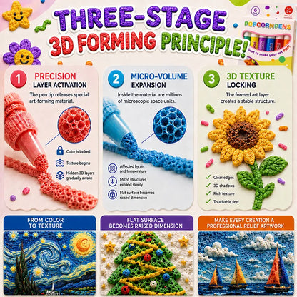 Save 50% by ordering today丨IEY® 3D Relief Art Pen – Turn Flat Drawings Into Touchable 3D Art🪄