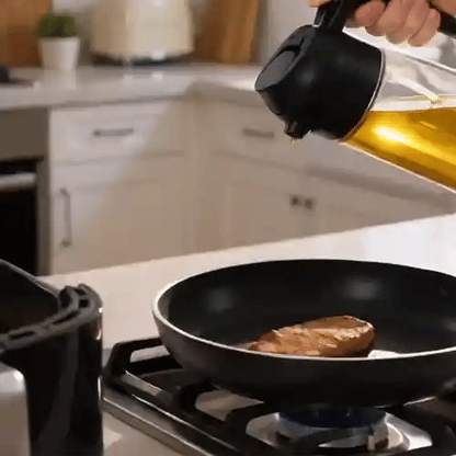 All-in-One Spray & Pour Dispenser — Store Oil, Vinegar & Soy Sauce Effortlessly! 🥗✨