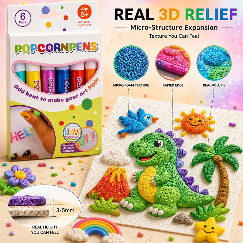 3D Relief Art Pen – Turn Flat Drawings Into Touchable 3D Art🪄 (JG)