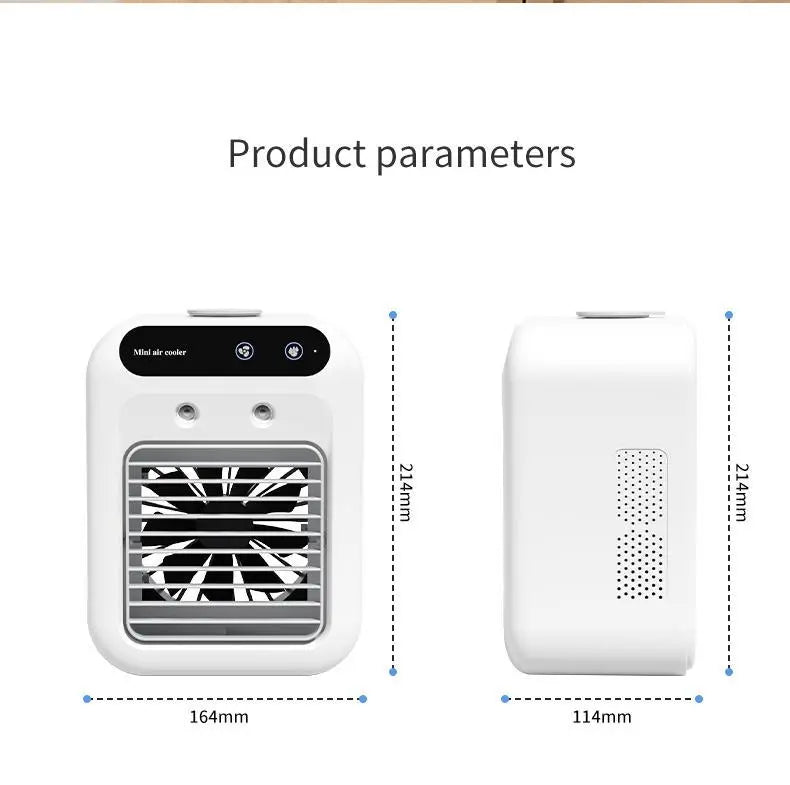 ⭐Cordless Personal Air Cooler - Instant Cooling Mist for Office & Home