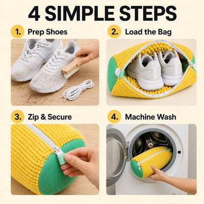 Last Day Sale 50% off🔥Shoe Washing Machine Bag – Durable Laundry Protector for Sneakers