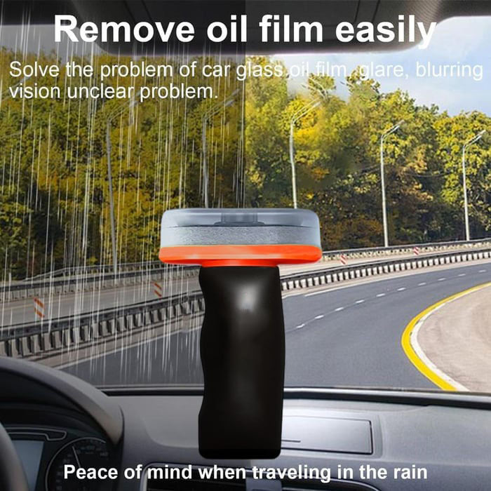 💥 BUY 3 SAVE $20 Today Only🔥CLEAR VISION 50% OFF!🔥 Automotive Handheld Oil Film Cream 🚗✨