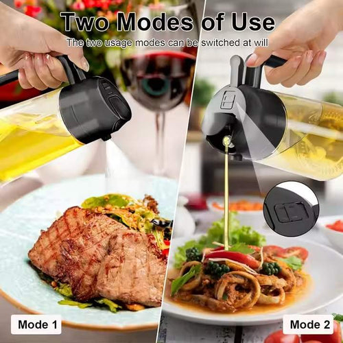 All-in-One Spray & Pour Dispenser — Store Oil, Vinegar & Soy Sauce Effortlessly! 🥗✨
