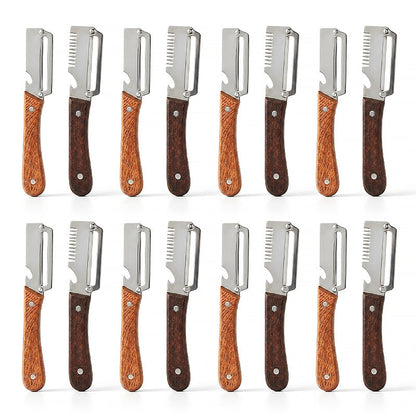 Kervalon® Easy-Grip Wooden Peeler & Veggie Shredder (Upsell)