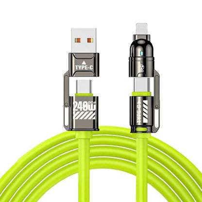 🔥 4-in-1 USB Charging Cable mFish fast charging 240W🔥